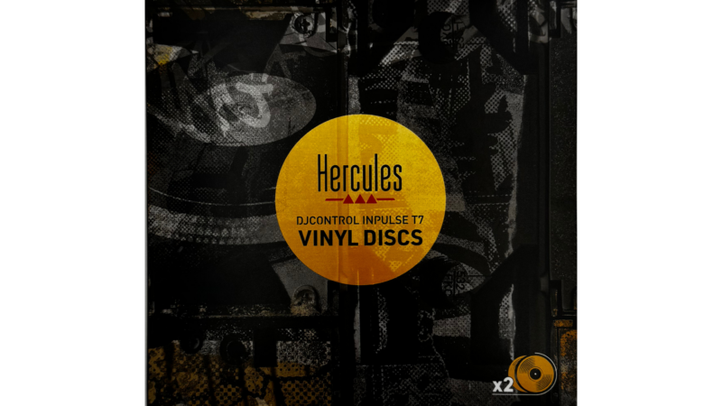 Hercules DJControl Inpulse T7 Vinyl Discs Gold - image 1